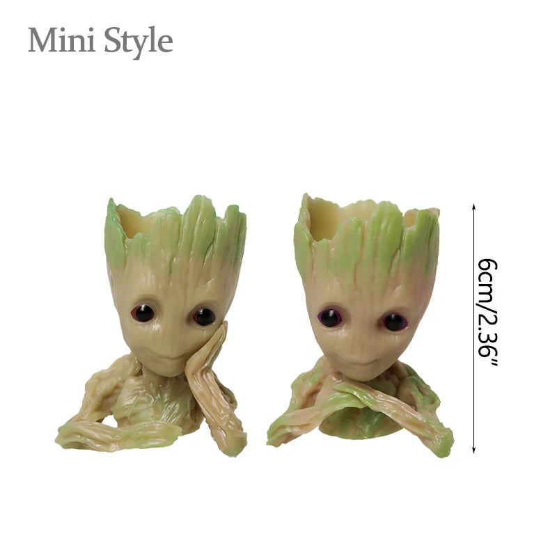 Baby Groot Miniature Figurine - Cute Desktop Decor for Office & Home (5cm)