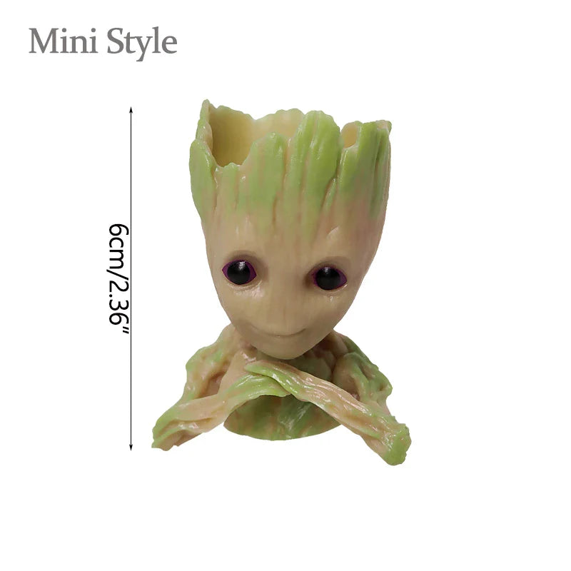 Baby Groot Miniature Figurine - Cute Desktop Decor for Office & Home (5cm)