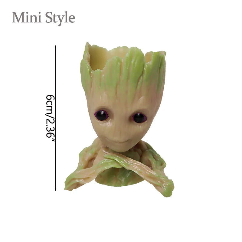 Baby Groot Miniature Figurine - Cute Desktop Decor for Office & Home (5cm)