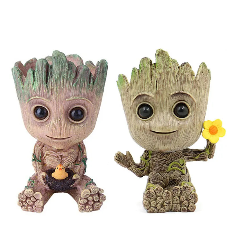 Baby Groot Miniature Figurine - Cute Desktop Decor for Office & Home (5cm)