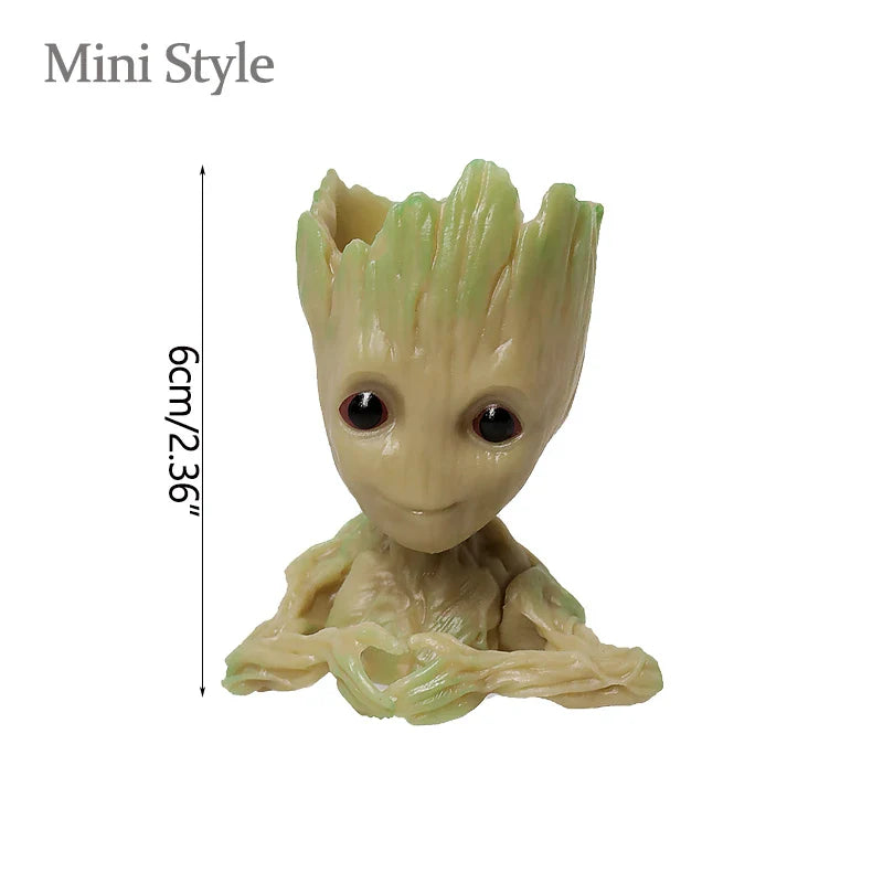 Baby Groot Miniature Figurine - Cute Desktop Decor for Office & Home (5cm)