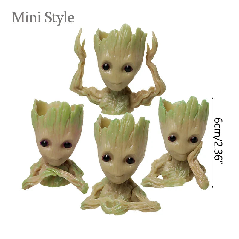 Baby Groot Miniature Figurine - Cute Desktop Decor for Office & Home (5cm)