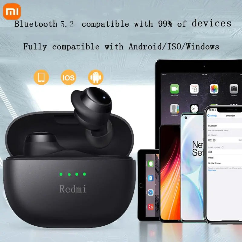 Redmi Bluetooth earbuds 5.2 w\ mini charger