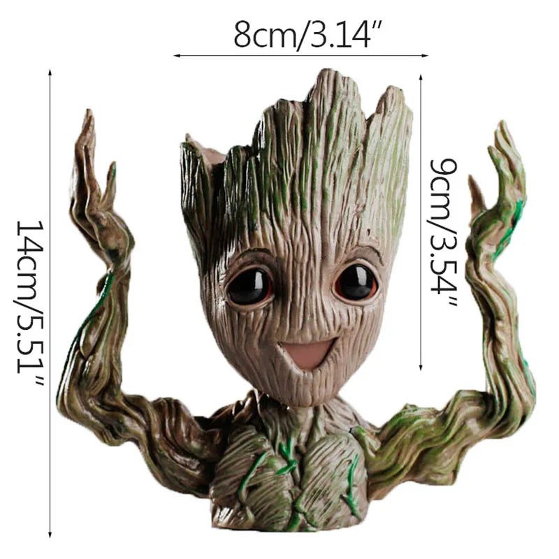 Baby Groot Miniature Figurine - Cute Desktop Decor for Office & Home (5cm)