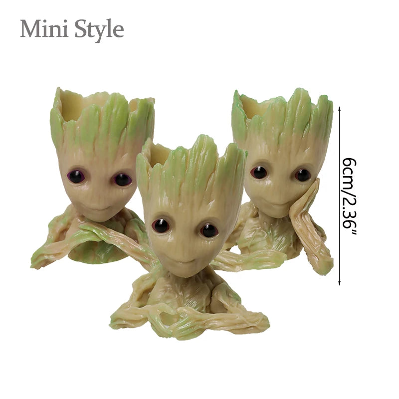 Baby Groot Miniature Figurine - Cute Desktop Decor for Office & Home (5cm)