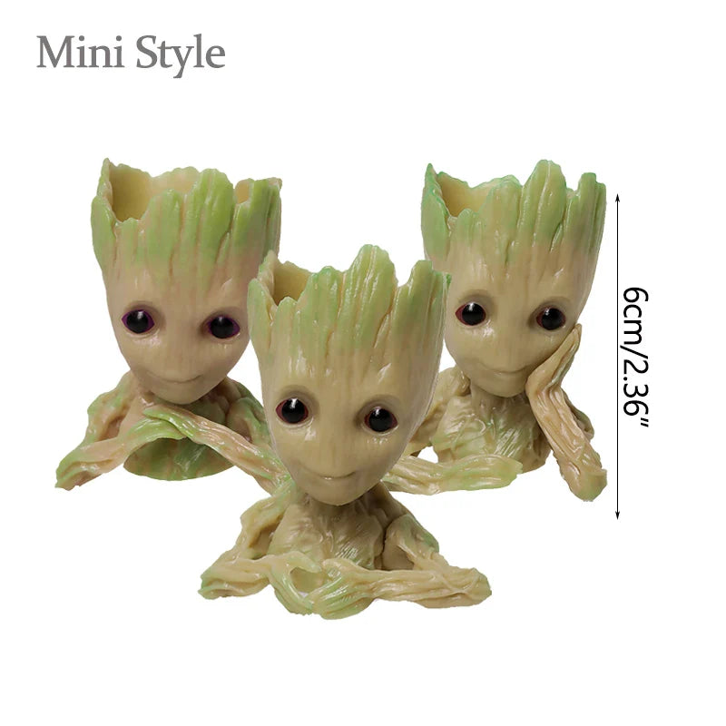 Baby Groot Miniature Figurine - Cute Desktop Decor for Office & Home (5cm)